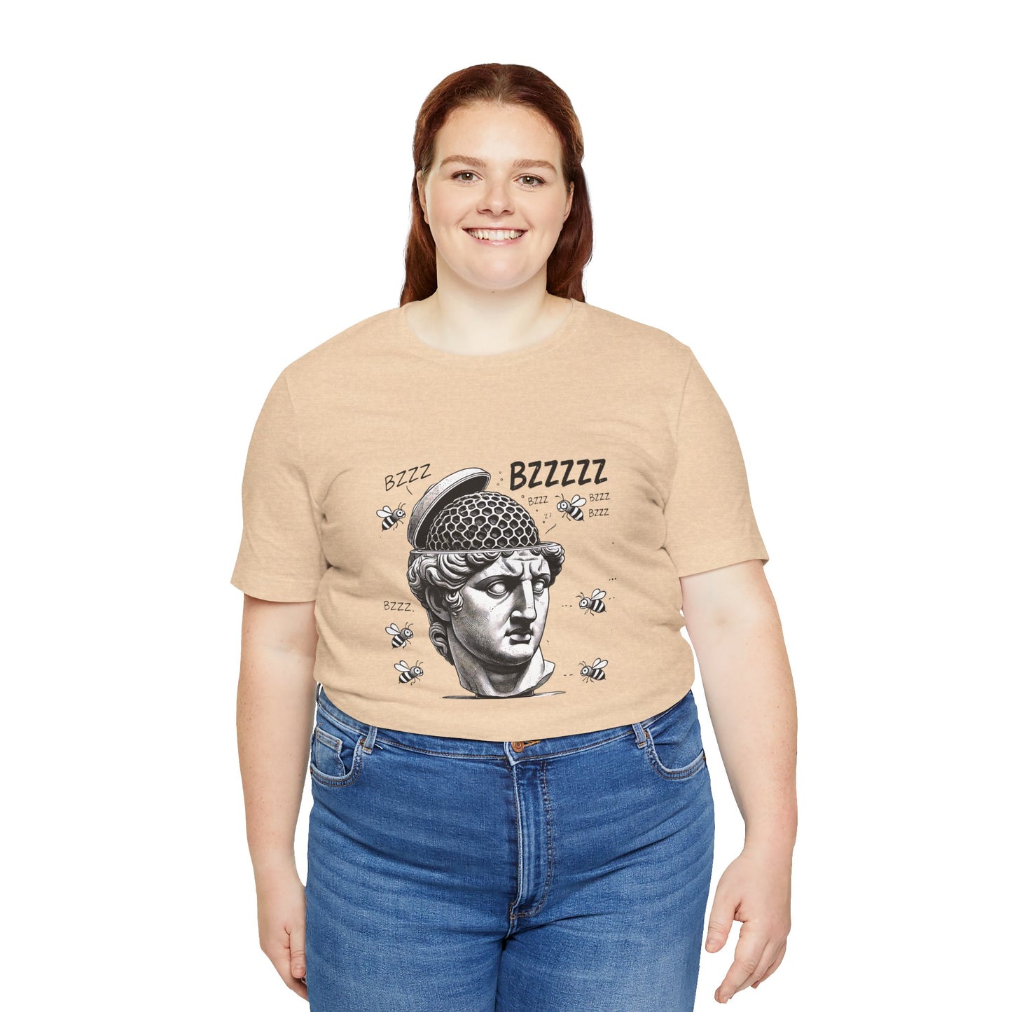 Hive Mind T-Shirt – Surreal Bee Group Think Parody Tee