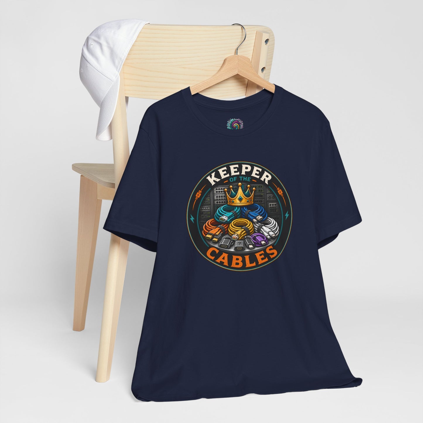 Keeper of the Cables T-Shirt – Funny Tech Dad Cable Tee