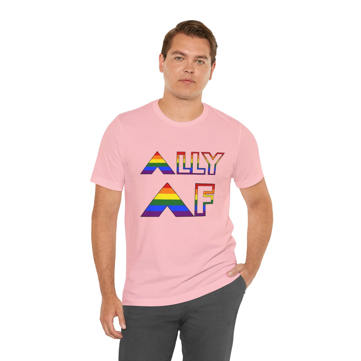 Ally AF Pride Tee – Bold LGBTQ+ Support Shirt for Loud Allies