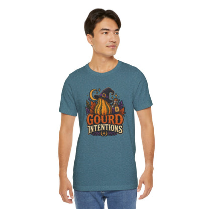 Gourd Intentions T-Shirt – Funny Witchy Fall Pumpkin Tee
