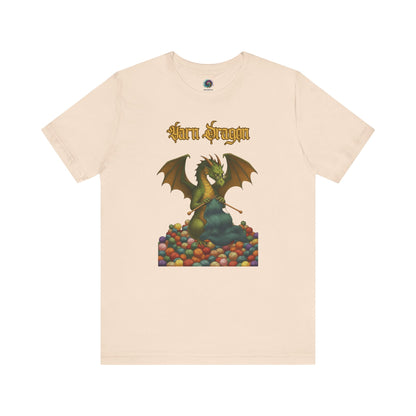 Yarn Dragon T-Shirt – Funny Knitting Dragon Shirt for Yarn Lovers