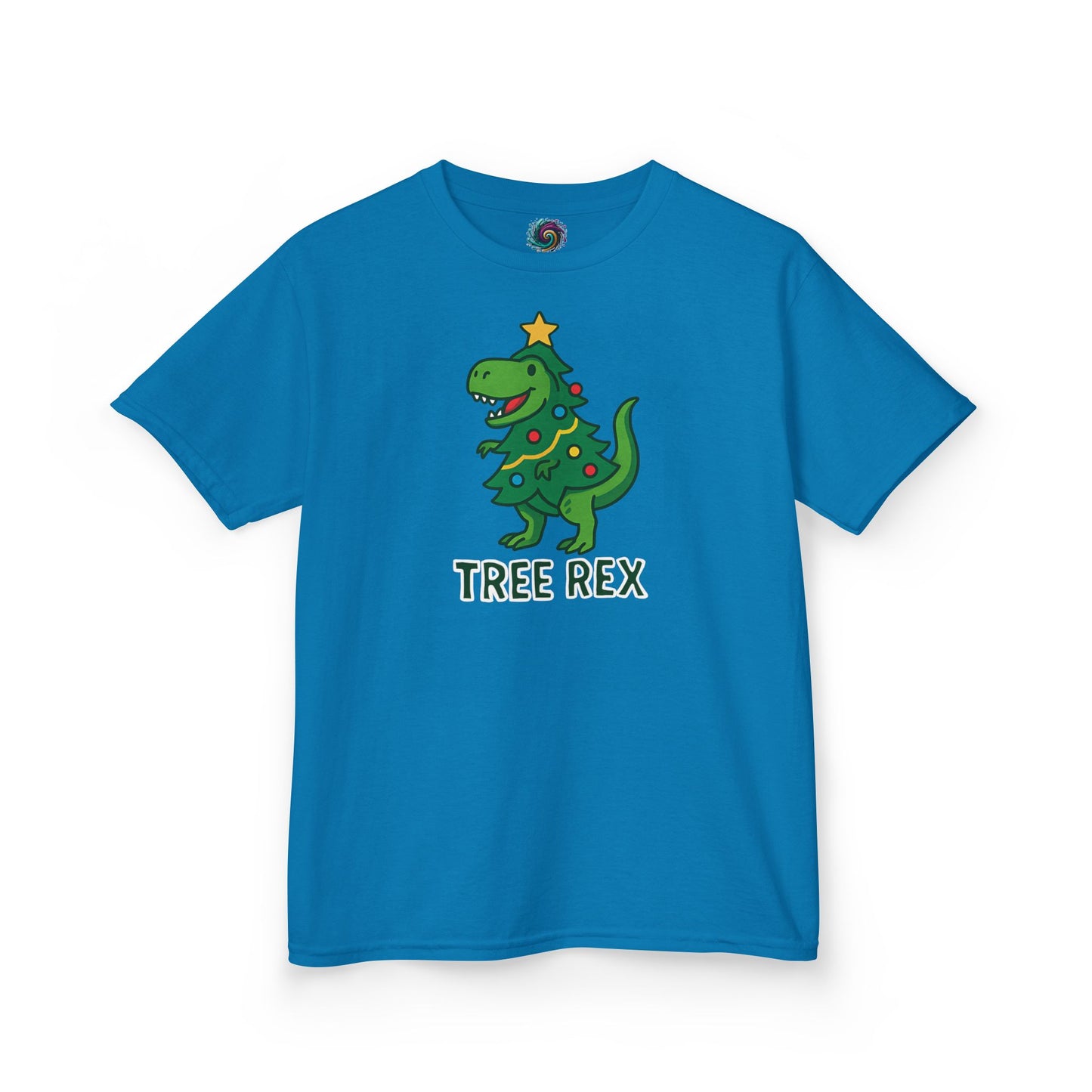 Tree Rex Kids’ Christmas T-Shirt – Cute Dino Holiday Tee