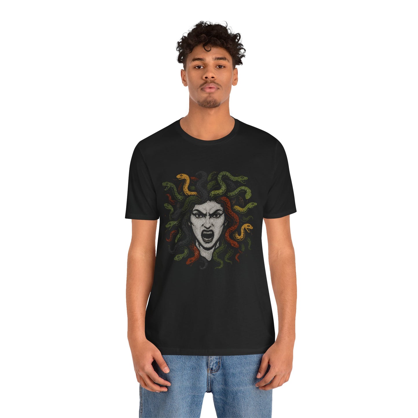 Medusa T-Shirt – Greek Mythology Gorgon Graphic Tee