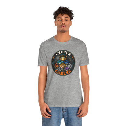 Keeper of the Cables T-Shirt – Funny Tech Dad Cable Tee