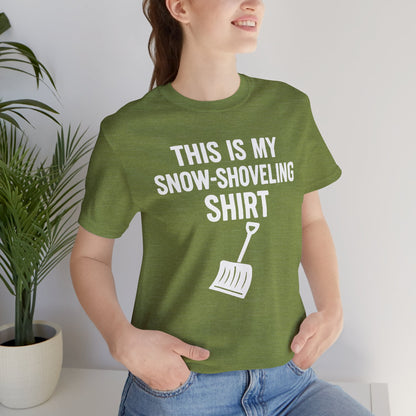 This Is My Snow-Shoveling Shirt – Funny Winter Chore Tee