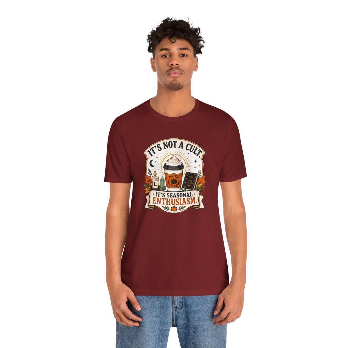 It’s Not a Cult Pumpkin Spice T-Shirt – Funny Fall Tee