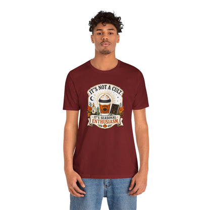 It’s Not a Cult Pumpkin Spice T-Shirt – Funny Fall Tee