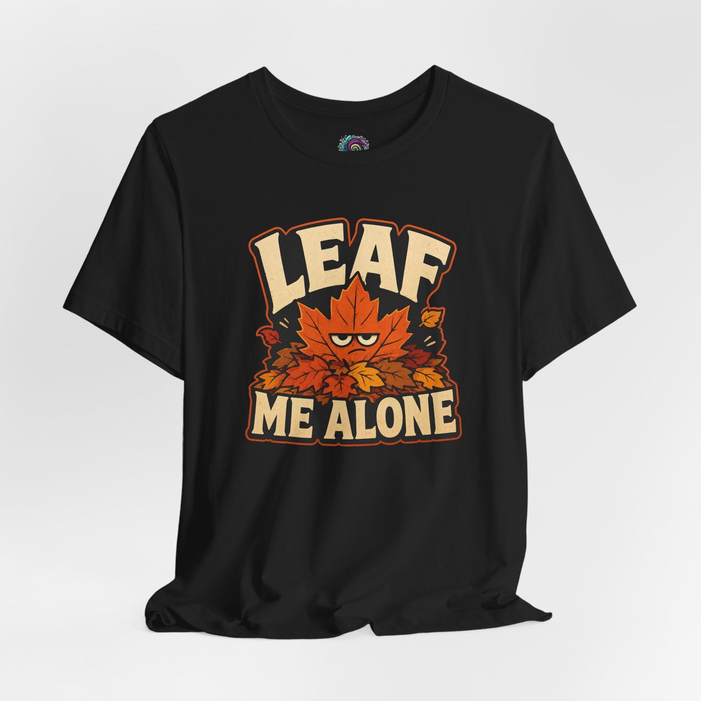 Leaf Me Alone T-Shirt – Funny Fall Introvert Leaves Tee