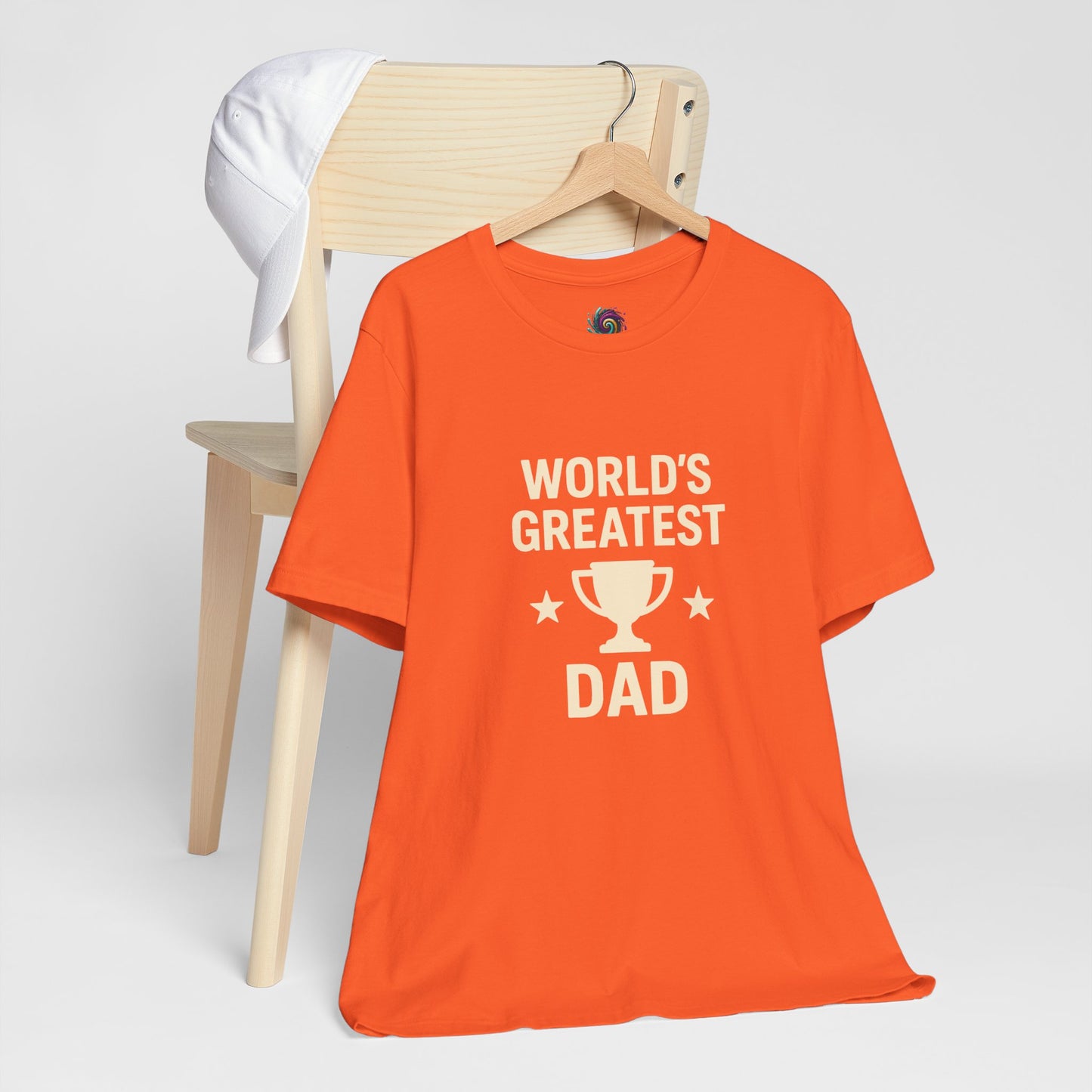 World’s Greatest Dad Gift Tee – Trophy Graphic Father’s Day Shirt