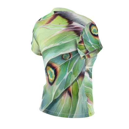 Luna Moth Wing T-Shirt – All-Over Print Nature-Inspired Tee