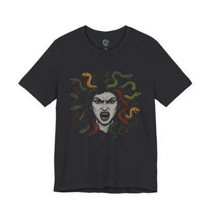 Medusa T-Shirt – Greek Mythology Gorgon Graphic Tee