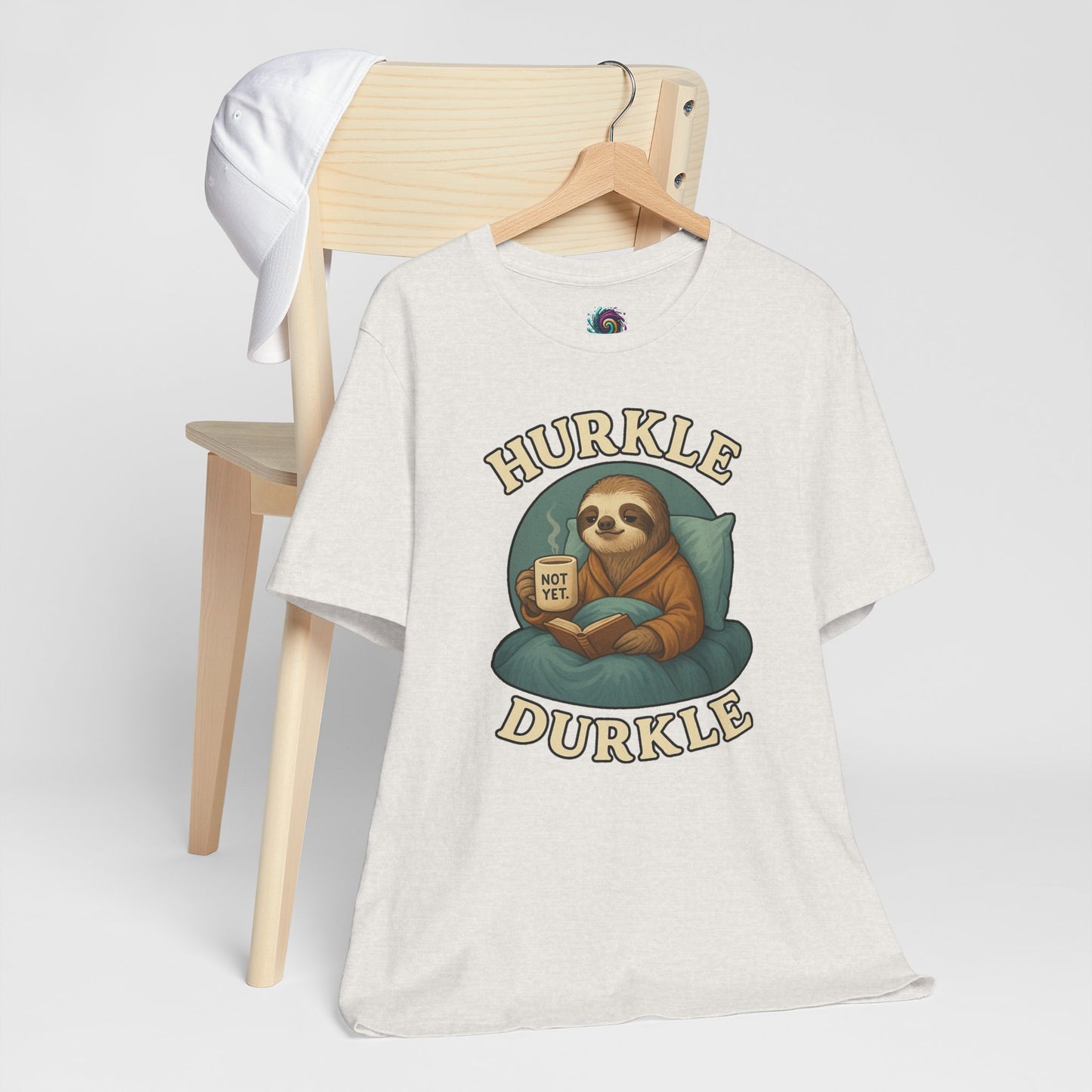 Hurkle Durkle Sloth T-Shirt – Cozy Sloth Shirt for Lazy Days