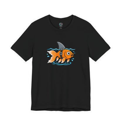 Goldfish Shark T-Shirt – Funny Fish Swimming  Graphic Tee