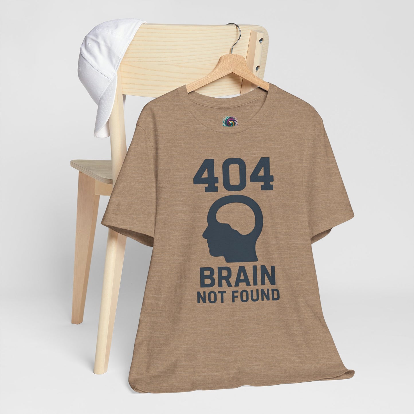 404 Brain Not Found T-Shirt – Techie Humor for Nerds & Geeks