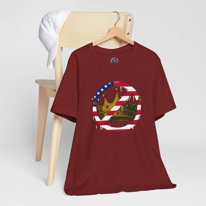 No Kings Protest T-Shirt – Anti-Authoritarian Democracy Graphic Tee