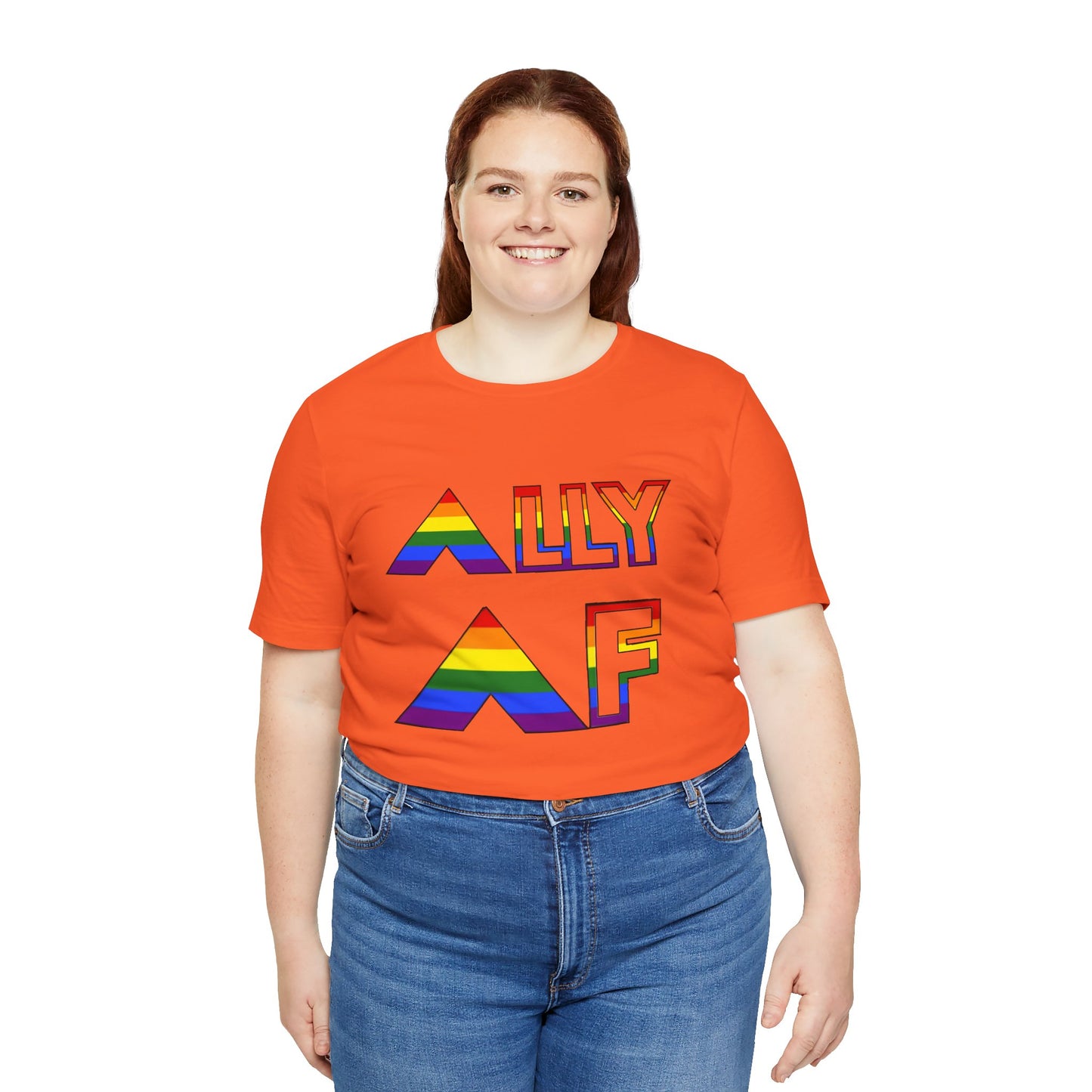 Ally AF Pride Tee – Bold LGBTQ+ Support Shirt for Loud Allies