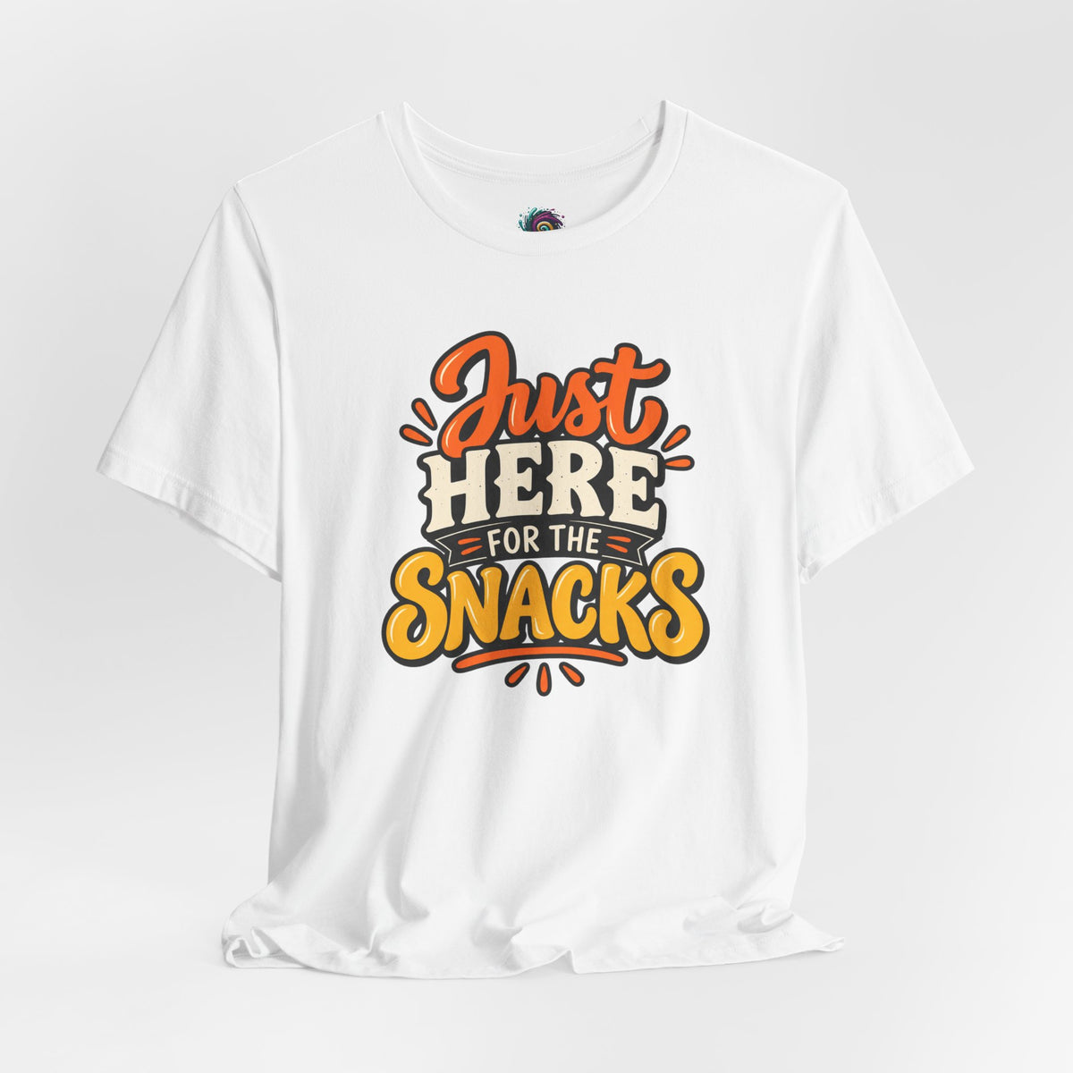 Just Here for the Snacks T-Shirt – Funny Halloween Foodie Tee