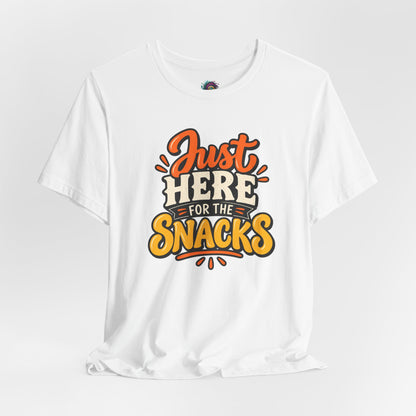Just Here for the Snacks T-Shirt – Funny Halloween Foodie Tee