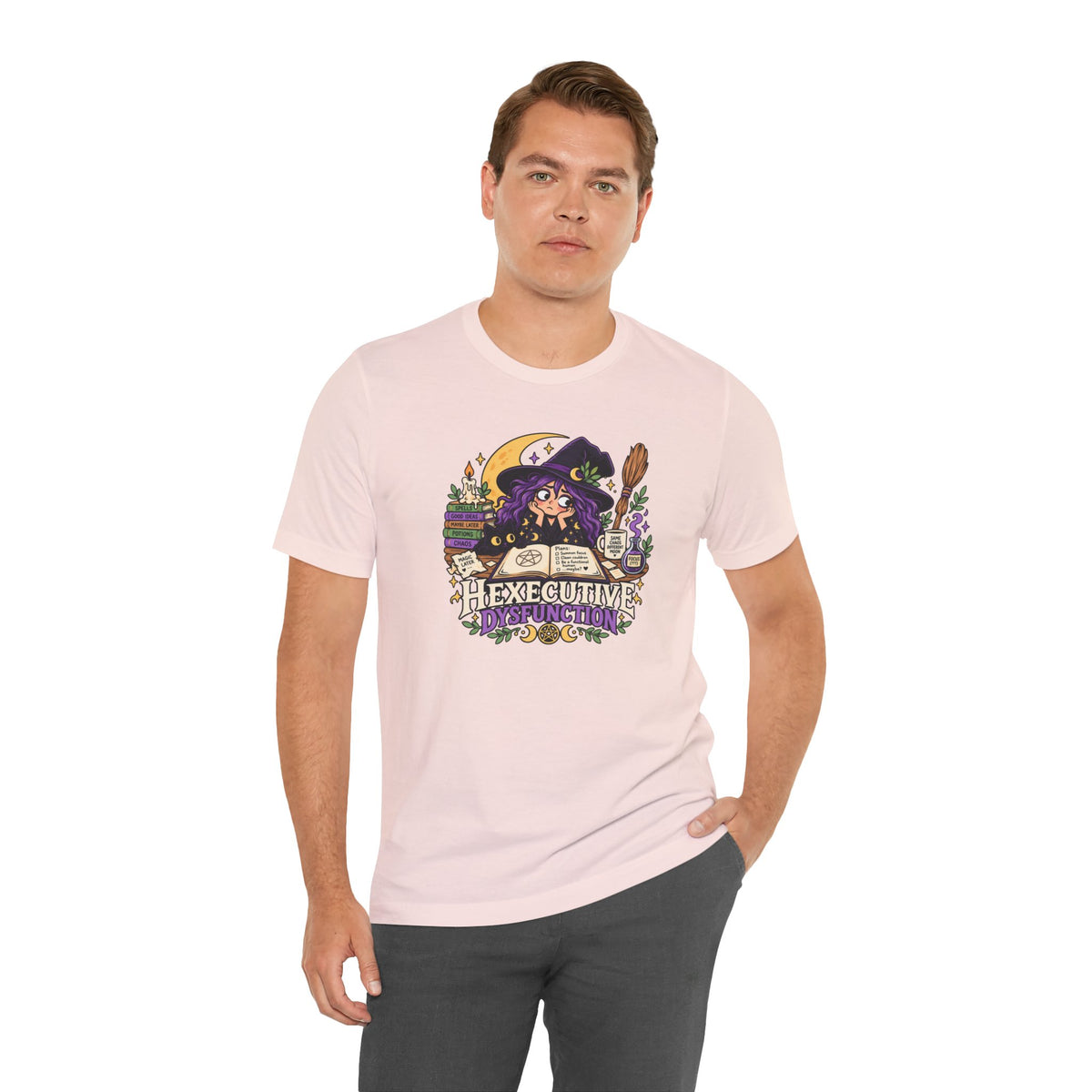 Hexecutive Dysfunction T-Shirt - Funny Witchy ADHD Humor Tee