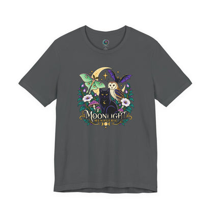 Moonlight Menagerie T-Shirt – Witchy Nocturnal Animals Tee