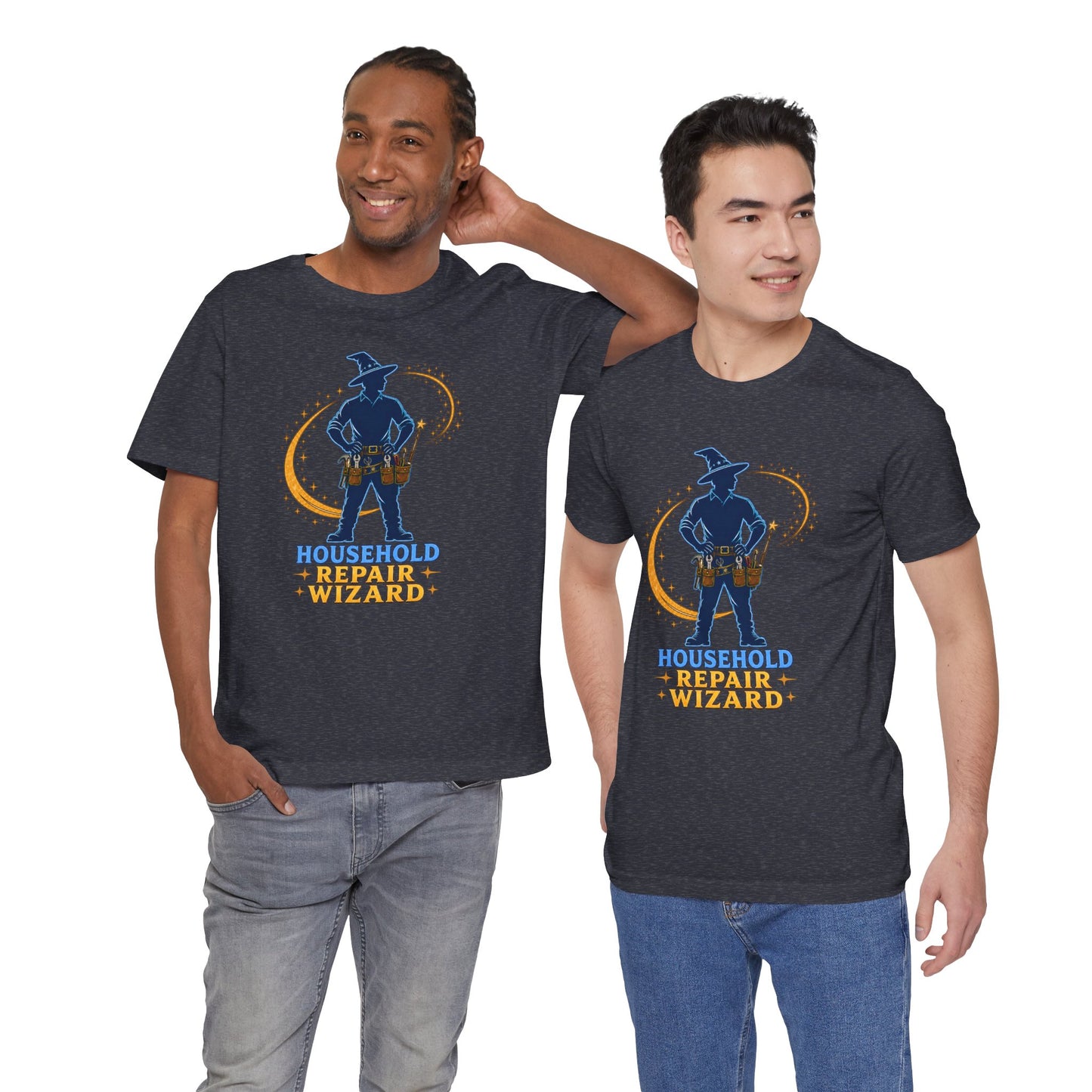 Household Repair Wizard T-Shirt – Funny Handy Dad Tee
