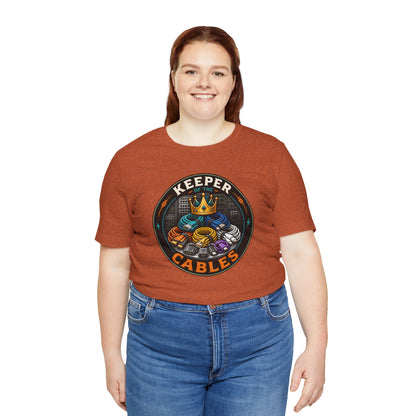 Keeper of the Cables T-Shirt – Funny Tech Dad Cable Tee