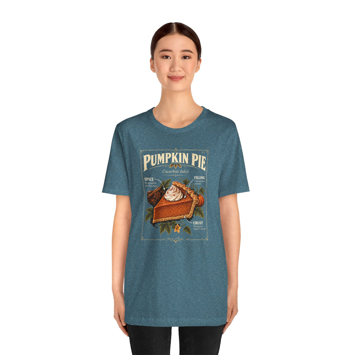 Pumpkin Pie Anatomy T-Shirt – Vintage Thanksgiving Fall Tee