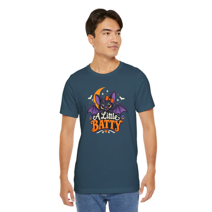 A Little Batty T-shirt - Cute Funny Halloween Bat Tee
