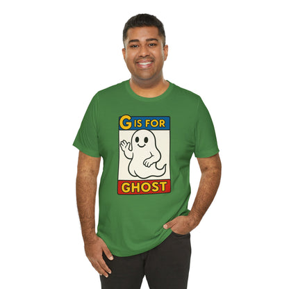 G Is for Ghost Shirt – Funny Monster Alphabet Halloween Tee
