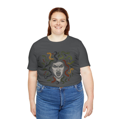 Medusa T-Shirt – Greek Mythology Gorgon Graphic Tee