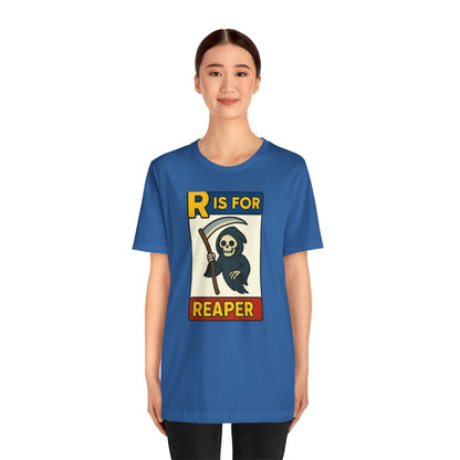 R Is for Reaper T-Shirt – Cute Grim Reaper Shirt from the Monster Alphabet Series