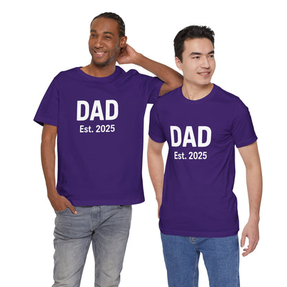 Dad Est. 2025 T-Shirt – New Dad Tee for First Father’s Day