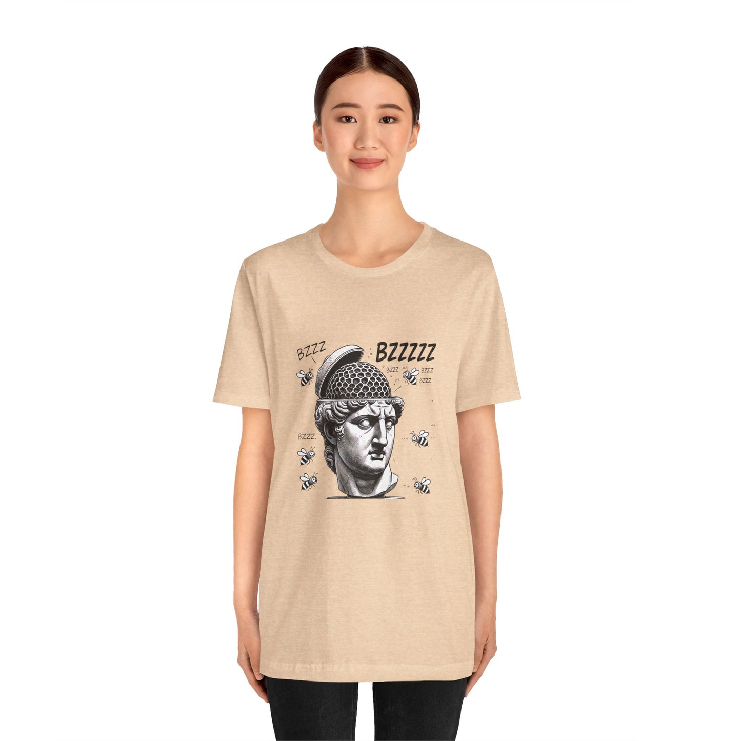 Hive Mind T-Shirt – Surreal Bee Group Think Parody Tee