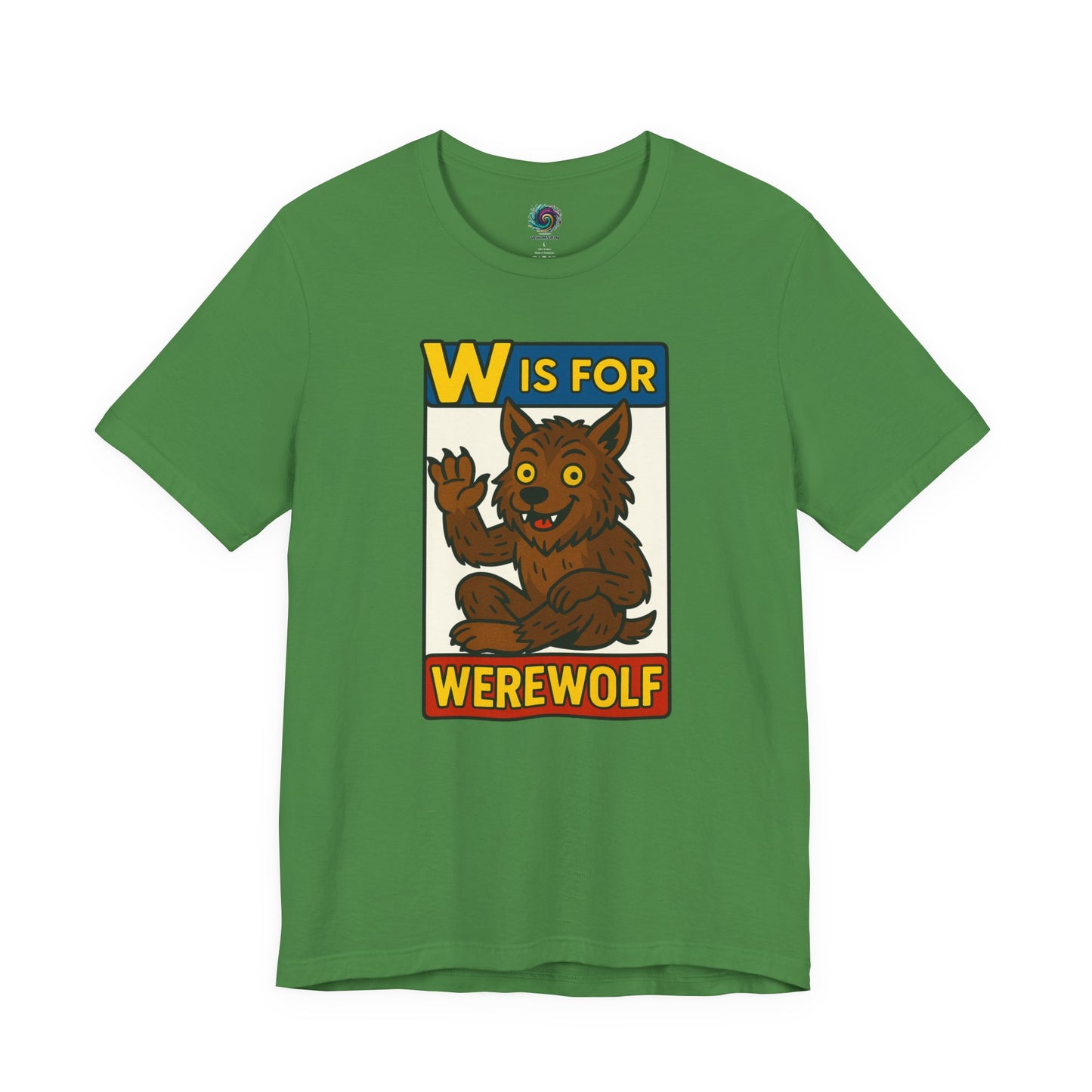 W Is for Werewolf T-Shirt – Cute Werewolf Shirt from Monster Alphabet