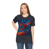 Geometric Tiger T-Shirt – Bold Jungle Animal Tee in Abstract Style - WhimSpin - https://whimspin.com