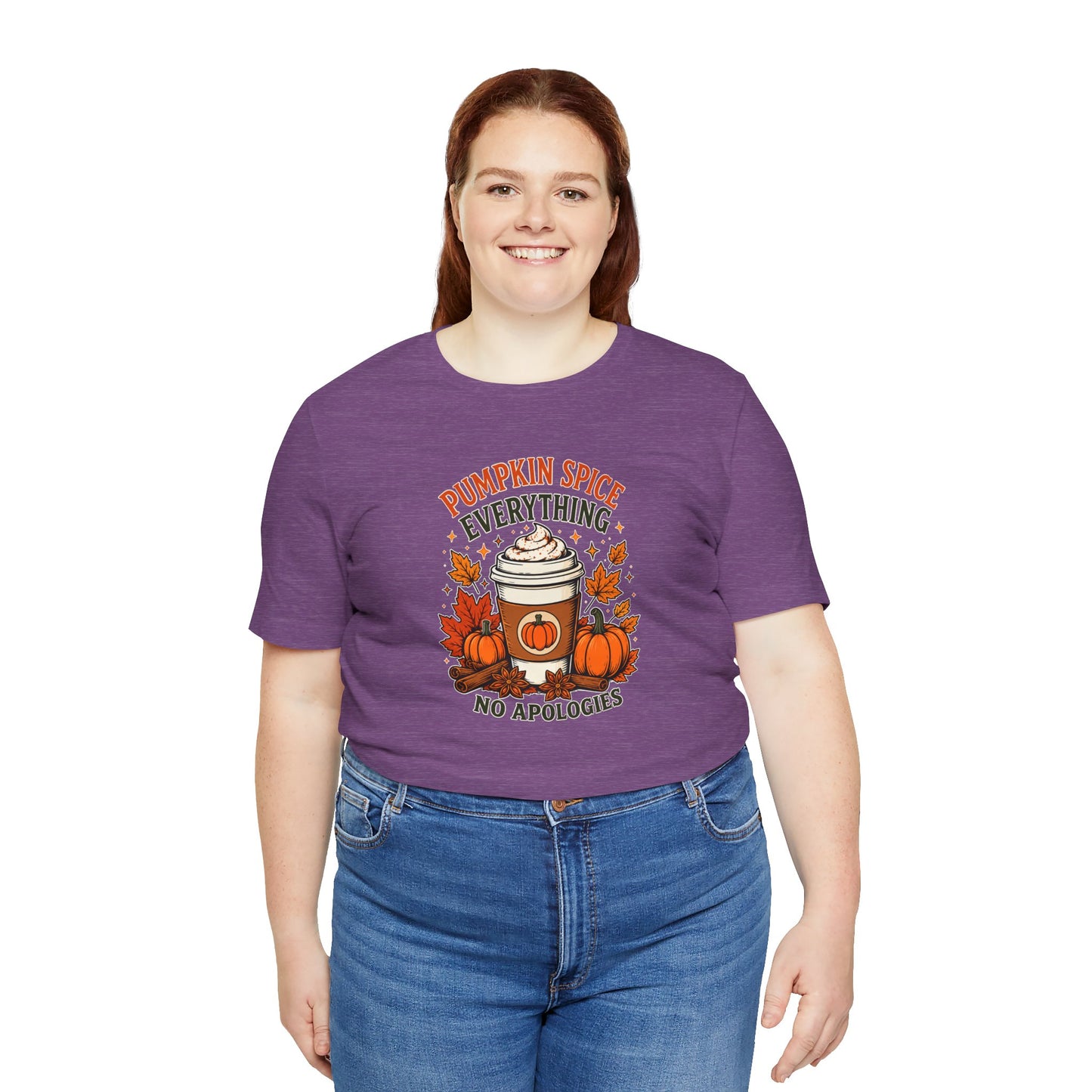 Pumpkin Spice Everything No Apologies T-Shirt – Fall Coffee Addict Tee