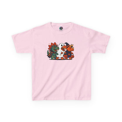 Kids Halloween Dino Squad T-Shirt – Cute Trick-or-Treat Dino Tee