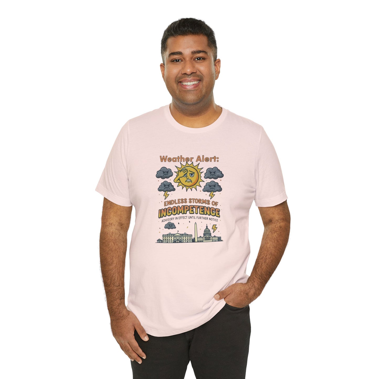 Weather Alert Political Satire T-Shirt – Funny Protest Shirt | Whimspin