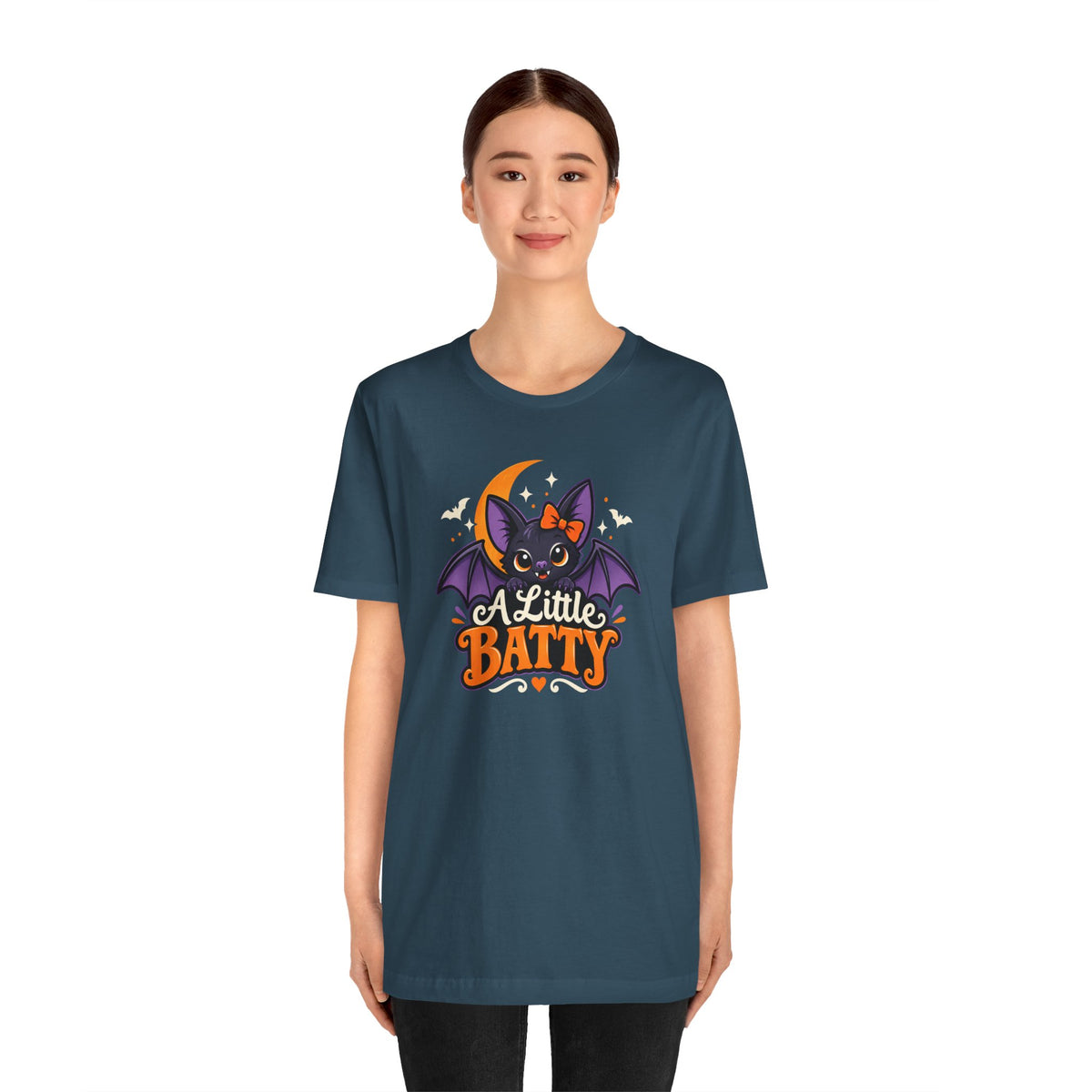 A Little Batty T-shirt - Cute Funny Halloween Bat Tee