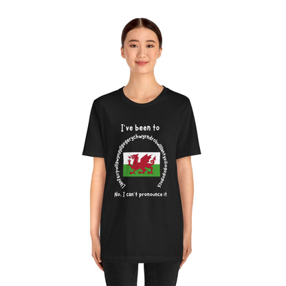 Llanfairpwllgwyngyllgogerychwyrndrobwllllantysiliogogogoch T-Shirt – Funny Wales Travel Merch