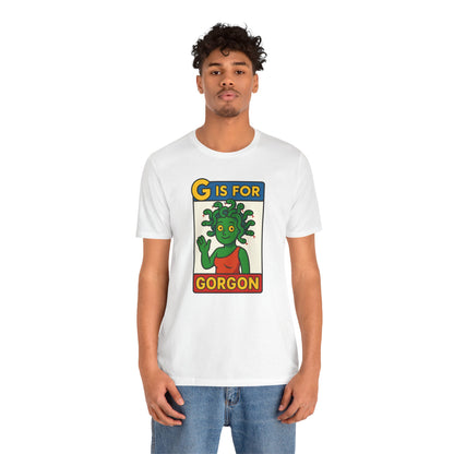 G Is for Gorgon T-Shirt – Funny Gorgon Legend Alphabet Tee