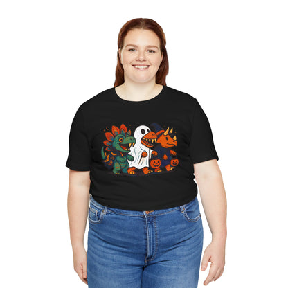 Halloween Dino Squad T-Shirt – Funny Trick-or-Treat Dinosaur Tee