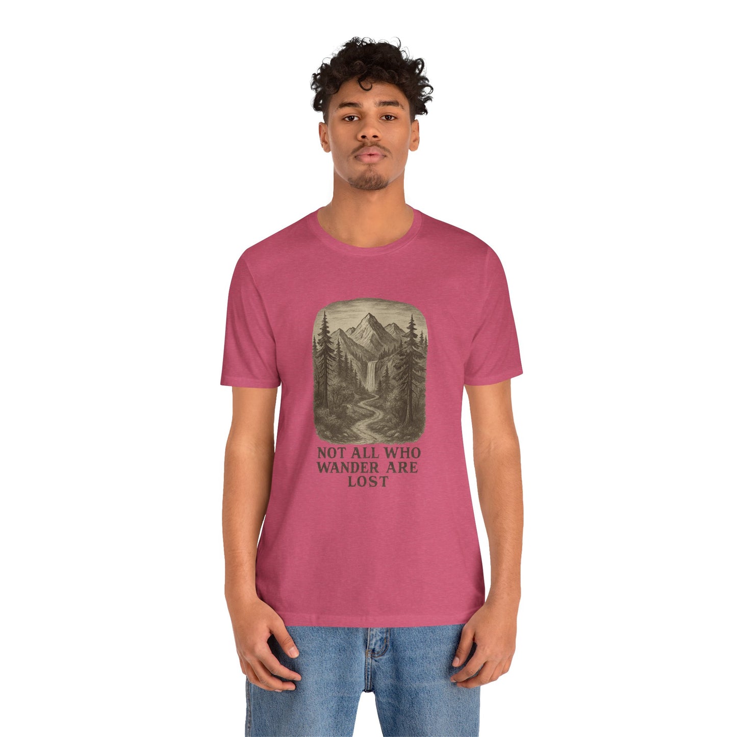 Not All Who Wander Are Lost T-Shirt – Tolkien Travel Tee for Nature Lovers