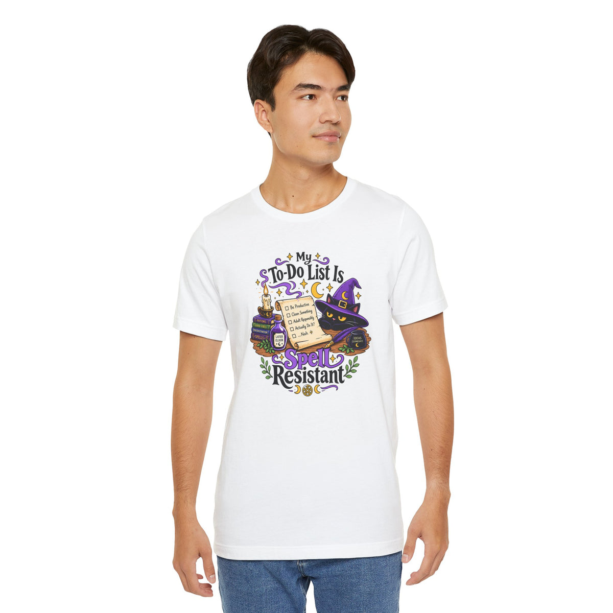 My To-Do List Is Spell Resistant T-Shirt – Funny Witchy ADHD Tee