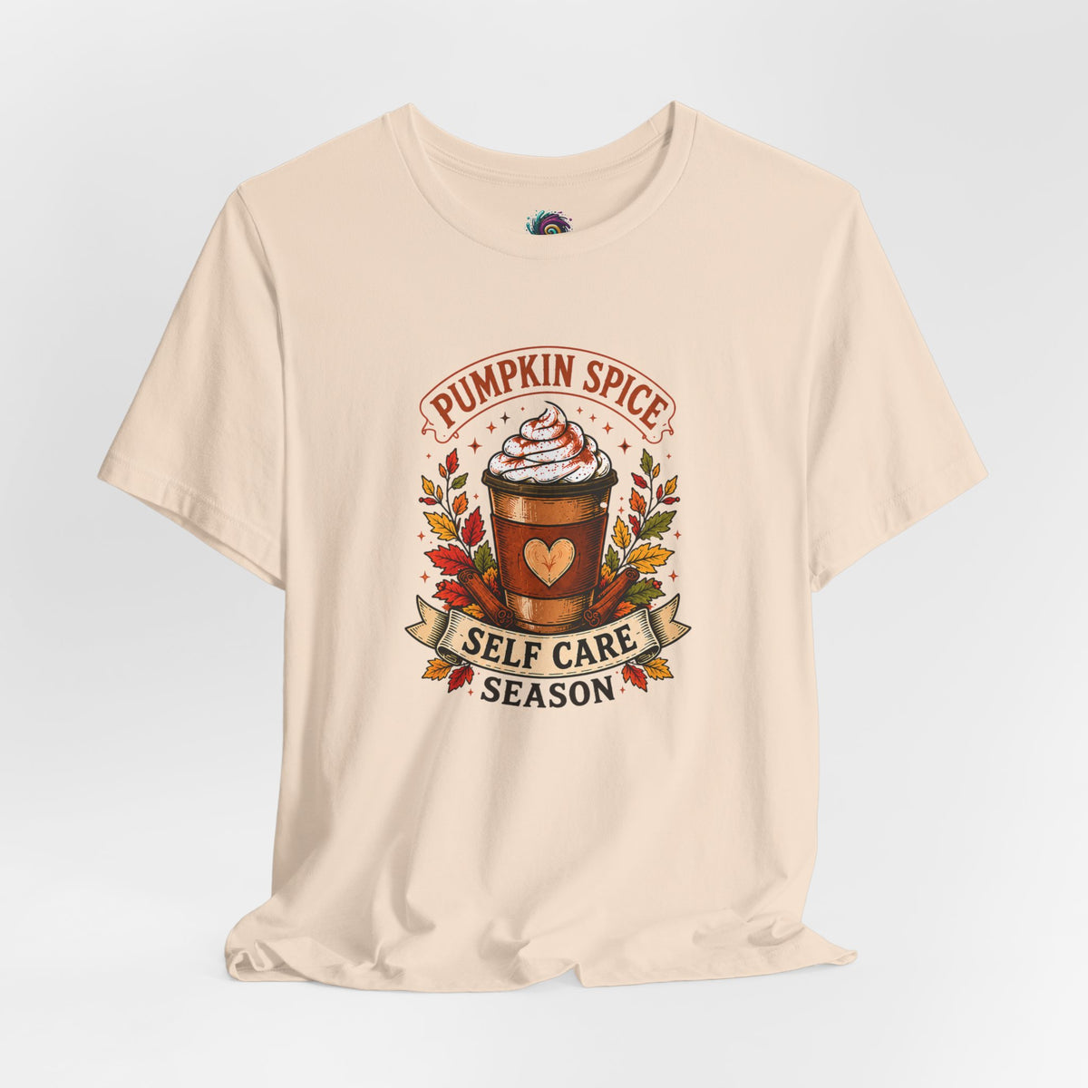 Pumpkin Spice Self Care Season T-Shirt – Funny Fall Coffee Tee