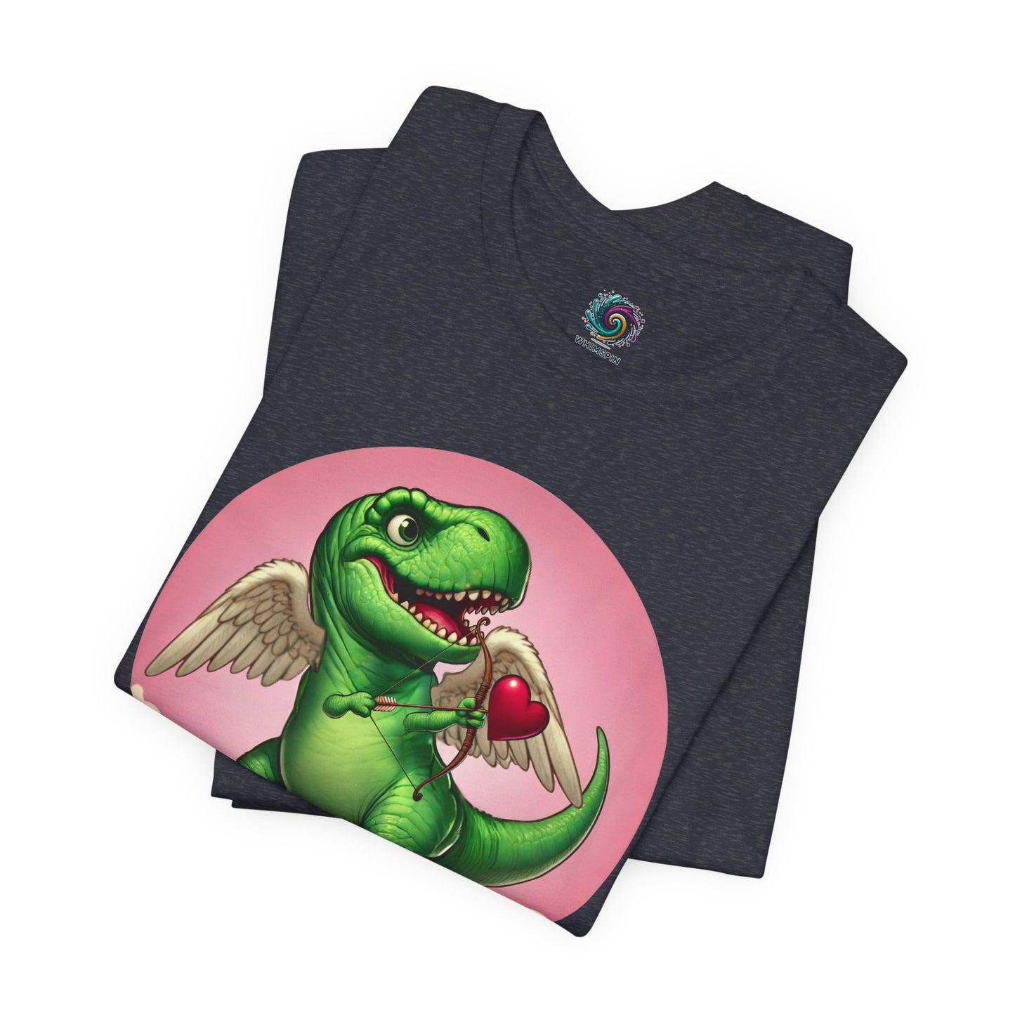 Cupidsaurus Rex T-Shirt – Funny Dinosaur Cupid Valentine’s Day Tee