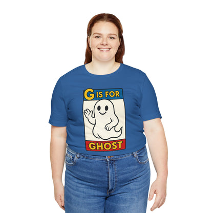G Is for Ghost Shirt – Funny Monster Alphabet Halloween Tee