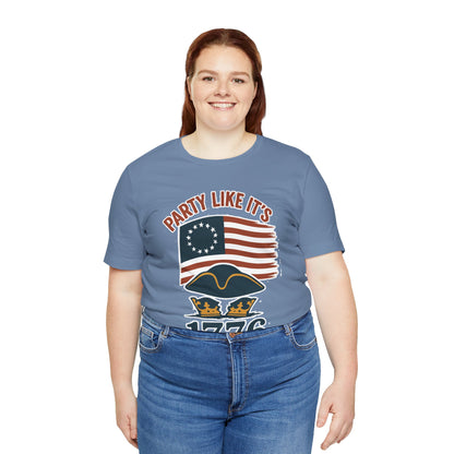 Party Like It’s 1776 T-Shirt – Revolutionary Spirit USA Tee - WhimSpin - https://whimspin.com