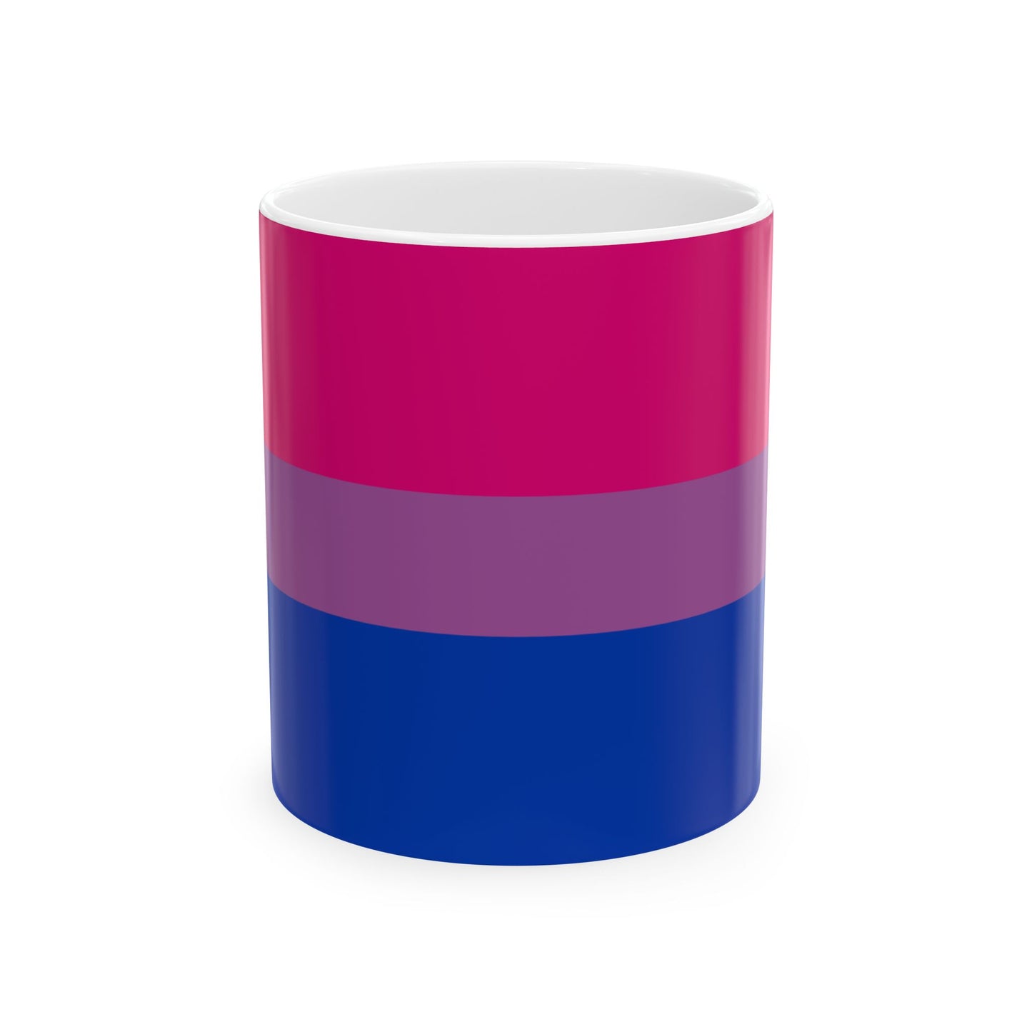 Bisexual Pride Flag Mug – Magenta, Lavender & Blue LGBTQ+ Ceramic Cup