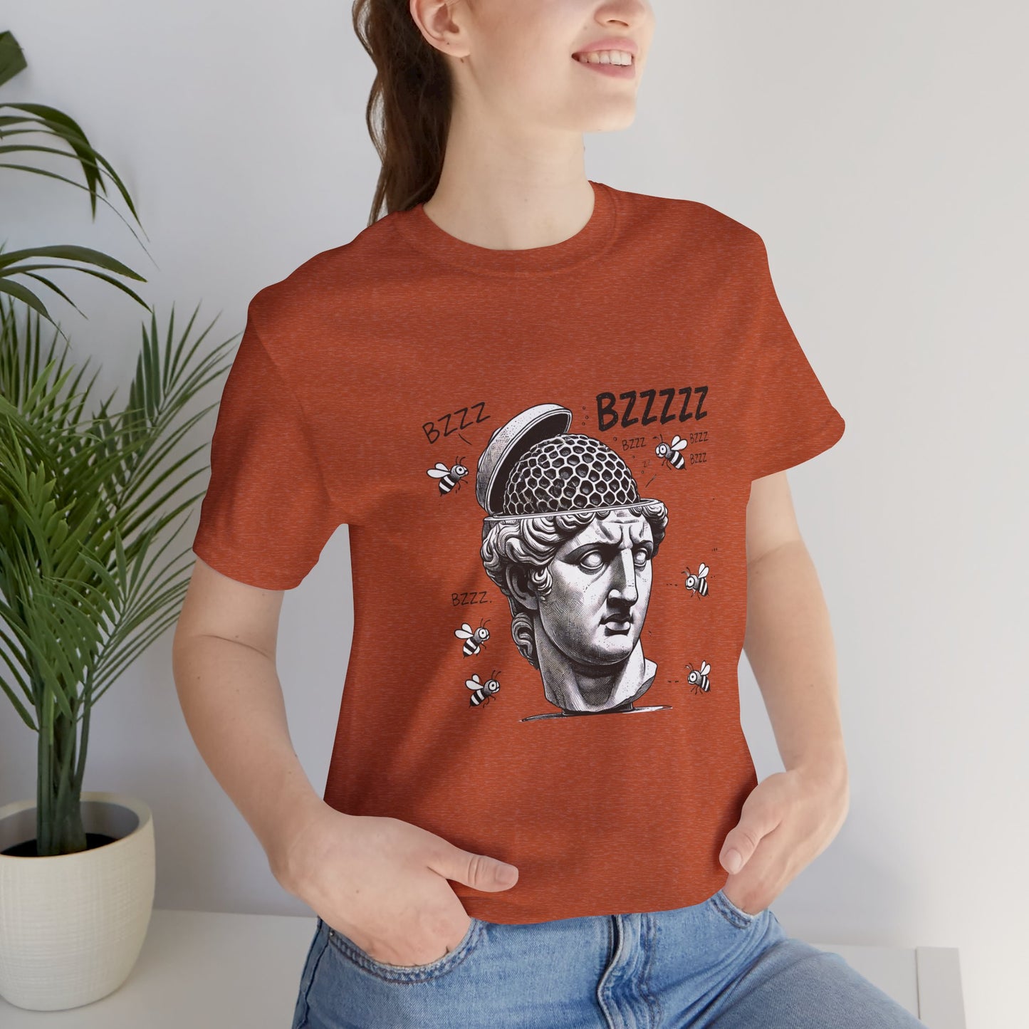 Hive Mind T-Shirt – Surreal Bee Group Think Parody Tee